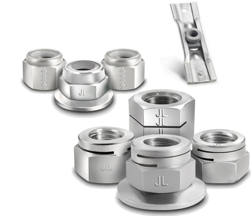 Locknuts, bolts and washers